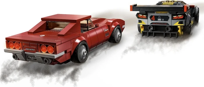 LEGO Speed Champions - Chevrolet Corvette C8.R & 1968 Chevrolet Corvette