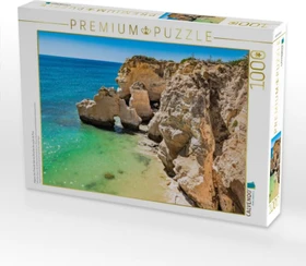 Calvendo Klippen der Praia do Vale do Olival bei Armação de Pera