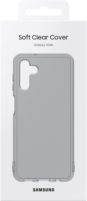 Samsung Soft Clear Cover für Galaxy A04s schwarz