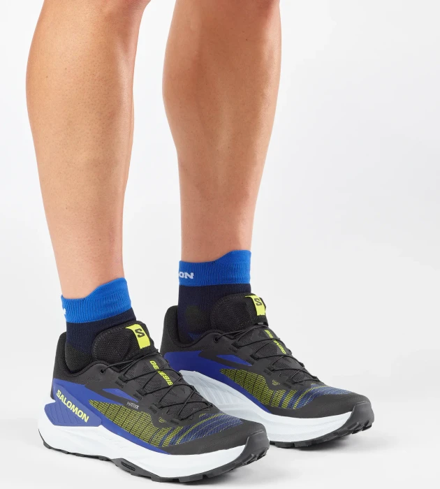 Salomon Genesis black/acid lime/bluing (Herren)