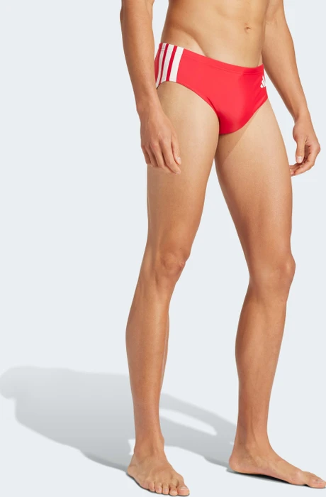 adidas 3-Streifen Badehose pure ruby/white (Herren)