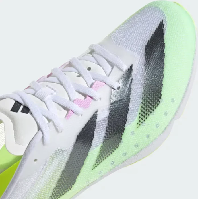 adidas Adizero Distancestar Spike cloud white/core black/green spark
