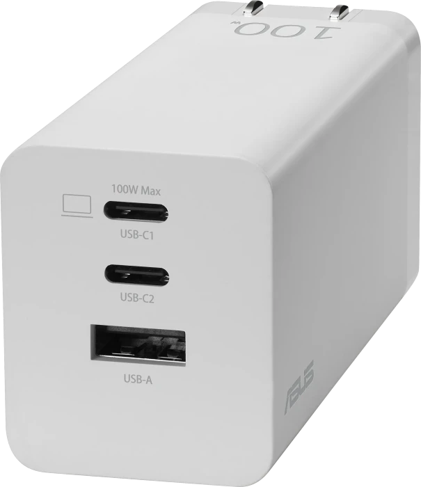 ASUS AC100-02, 3-Port, GaN Charger, 100W, weiß