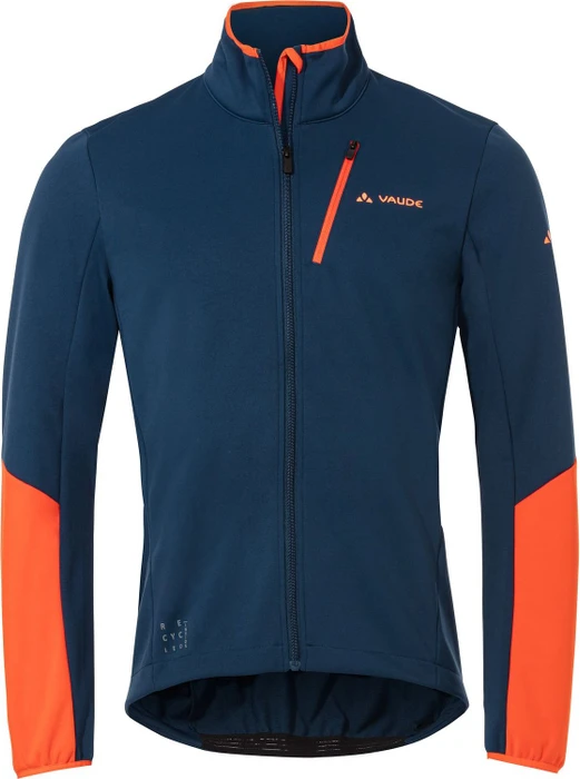Vaude Matera Softshell Fahrradjacke dark sea/red (Herren)