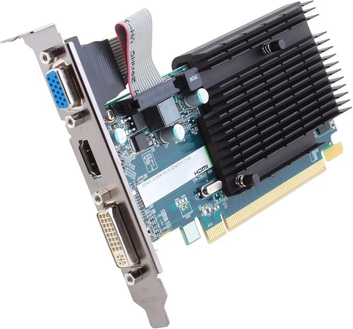 Sapphire Radeon HD 5450 168mm, 1GB DDR3, VGA, DVI, HDMI, lite retail