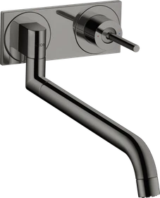 Hansgrohe Axor Uno Wandarmatur polished black chrome