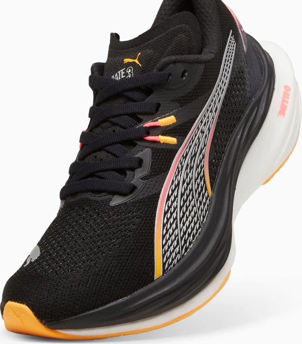 Puma Deviate Nitro 3 puma black/sunset glow/sun stream (Damen)