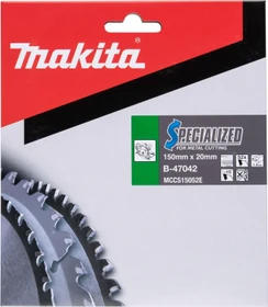 Makita Specialized Kreissägeblatt 52Z, 150x1.4x20mm, 1 Stück