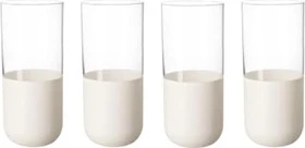 Villeroy & Boch Manufacture Rock Longdrinkglas blanc, 4 Stück