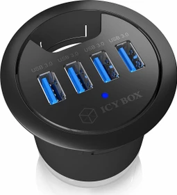 RaidSonic Icy Box IB-HUB1403 Einbau USB-Hub, 4x USB-A 3.0, USB-A 3.0 [Stecker] (60123)