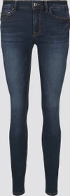Tom Tailor Jona Extra Skinny Jeans mit recyceltem Polyester Jeans dark stone wash denim (Damen)