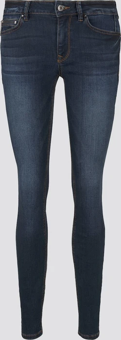 Tom Tailor Jona Extra Skinny Jeans mit recyceltem Polyester Jeans dark stone wash denim (Damen)