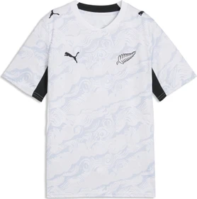 Puma FIFA WM 2026 Neuseeland Auswärtstrikot kurzarm puma white/silver mist (Junior)