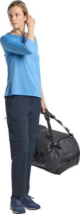Jack Wolfskin Crosstrail Funktionsshirt 3/4 mid blue (Damen)