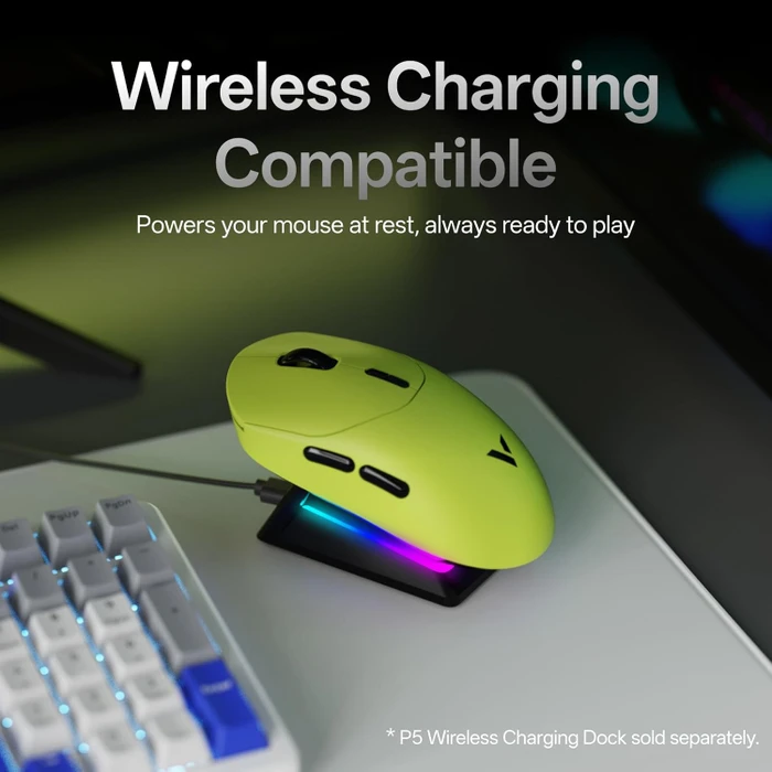 Rapoo VT2 Gen-2 8K Wireless Gaming Mouse gelb, USB