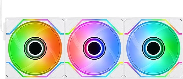 Thermaltake SWAFAN 120 EX INFINITY ARGB Sync Snow, weiß, 124mm, 3er-Pack