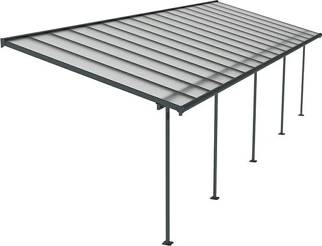 Palram Canopia Sierra Terrassenüberdachung 971x299cm grau