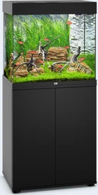 Juwel Lido 120 LED Aquarium-Set mit Unterschrank, schwarz/schwarz, 120l