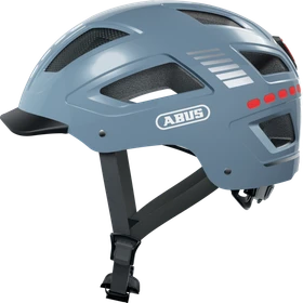 ABUS Hyban 2.0 LED Helm signal glacier shiny
