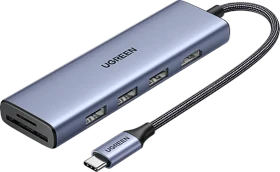 Ugreen CM511 USB-C Hub 6 in 1 , USB-C 3.0 [Stecker] (20956A)