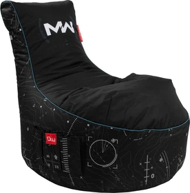 Gamewarez Gaming Sitzsack Classic Call of Duty Modern Warfare Vizor, schwarz