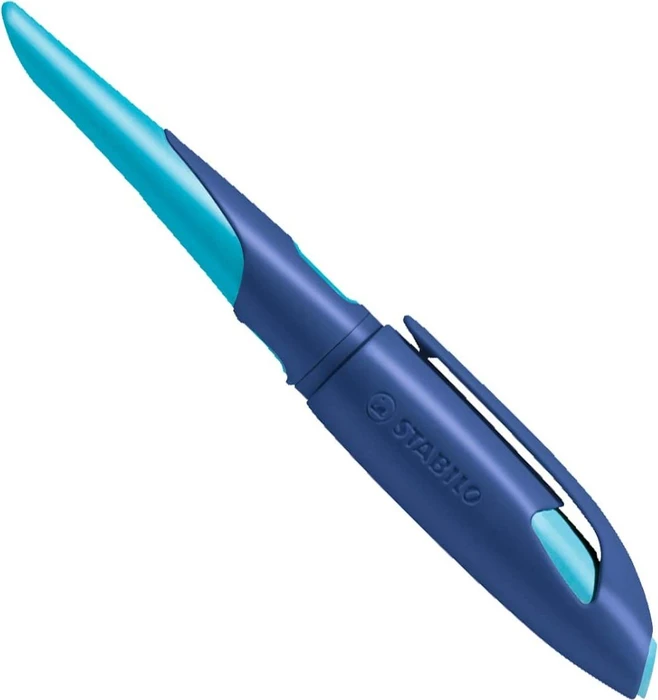 STABILO EASYbirdy blau/azur, linke Hand, mittel, Blister