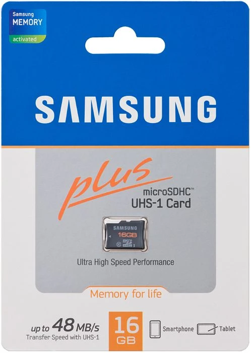 Samsung Plus R48 16GB, UHS-I, Class 10