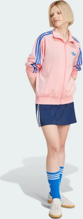 adidas Adicolor Classics Loose Firebird Originals Trainingsjacke semi pink spark/blue (Damen)