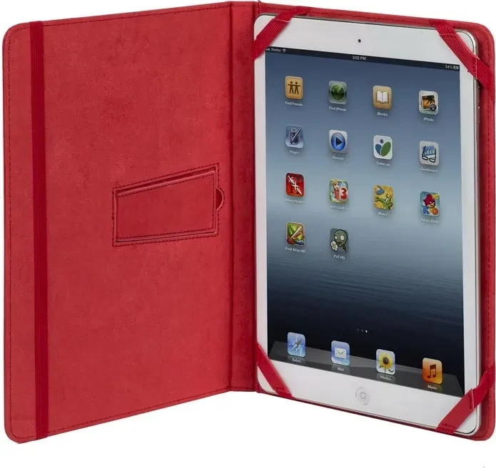 RivaCase Gatwick Kick-Stand Folio Case 3217 passend für Tablets 10.1"-11", rot