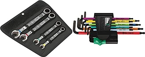Wera Joker 4 Set 1 Schraubenschlüsselsatz inkl. Tasche, 4-tlg.