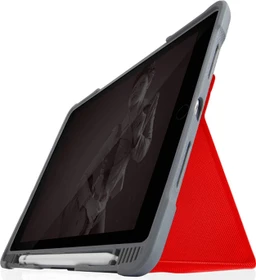 STM Dux Plus Duo rot/transparent, iPad 10.2" 7th/8th/9th gen