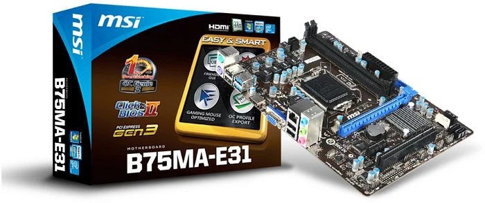 MSI B75MA-E31 (Intel 1155)