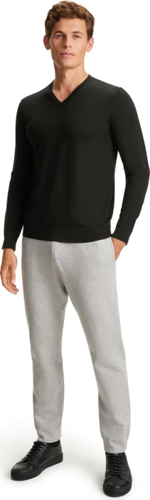 Falke Basic Apparel V-Ausschnitt Pullover schwarz (Herren)