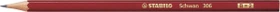 STABILO Schwan Bleistift B, rot