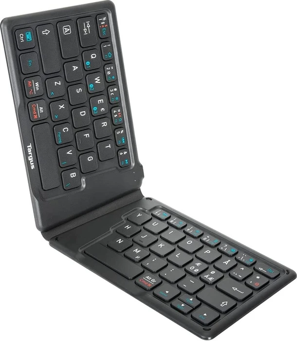 Targus Antimicrobial Folding Ergo Keyboard schwarz, Bluetooth, ND