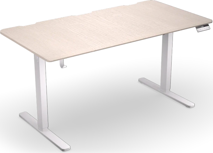 Endorfy Atlas L Electric elektrisch höhenverstellbarer Sitz-Steh-Schreibtisch 150x78cm Light Wood/weiß