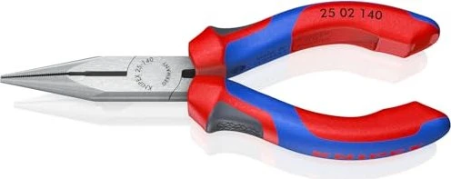 Knipex Flachrundzange mit Schneide, 14cm