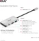 Club 3D PD Charging USB-Hub, 2x USB-C 3.1, 2x USB-A 3.1, USB-C 3.1 [Stecker] Vorschaubild