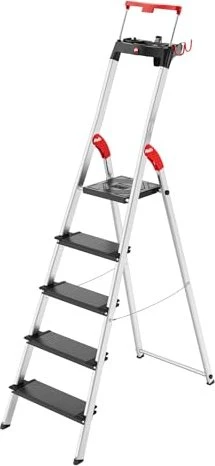 Hailo L100 TopLine Stehleiter, 5 Stufen
