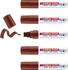 edding 4090 Kreidemarker braun, 5er-Pack