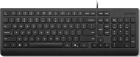 Lenovo Essential Wired Keyboard, schwarz, mit Copilot-Taste, USB, HU