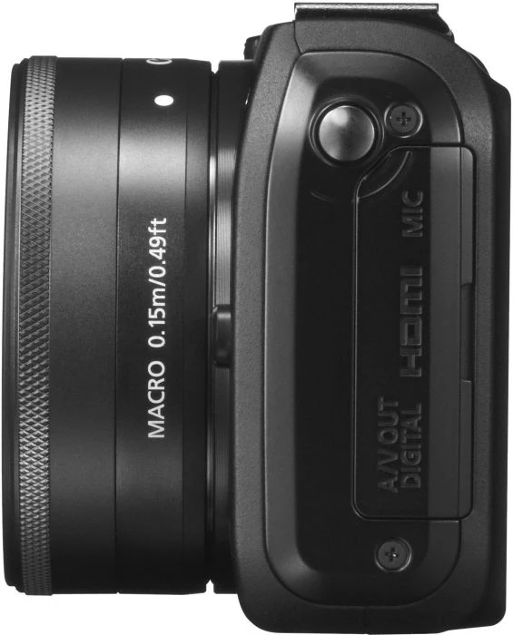 Canon EOS M schwarz mit Objektiv EF-M 22mm 2.0 STM