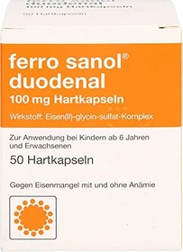 Ferro Sanol duodenal 100mg magensaftresistente Hartkapseln, 50 Stück