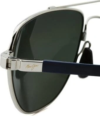 Maui Jim Guardrails 58mm silber-schwarz-blau/grau