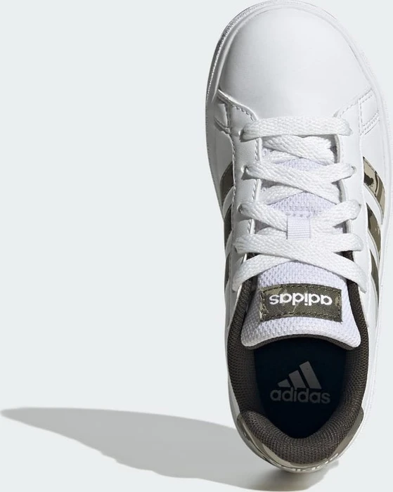 adidas Grand Court 2.0 cloud white/olive strata/shadow olive (Junior)