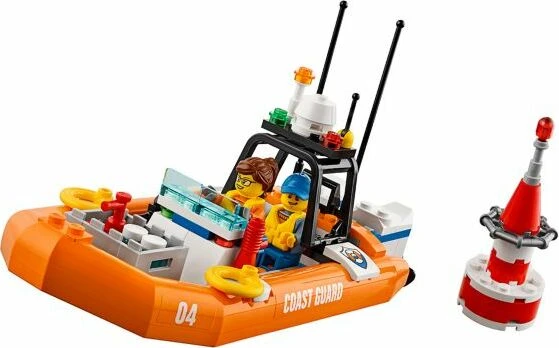 LEGO City Küstenwache - Geländewagen mit Rettungsboot