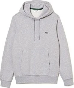 Lacoste Fleece Hoodie light heathered grey (Herren)