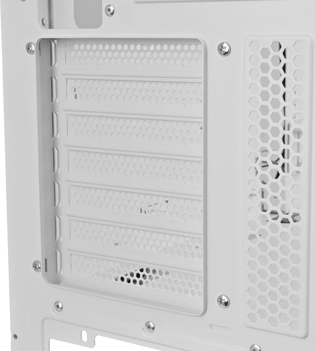 SilverStone Fara 514X, weiß, Glasfenster