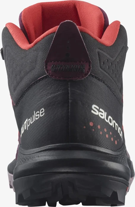 Salomon OUTpulse Mid GTX grape wine/vanilla ice/poppy red (Damen)