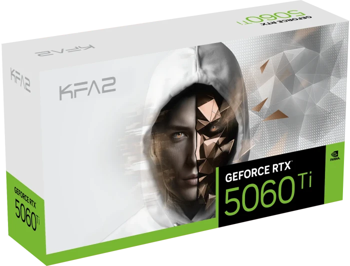 KFA2 GeForce RTX 5060 Ti EX White, 8GB GDDR7, HDMI, 3x DP